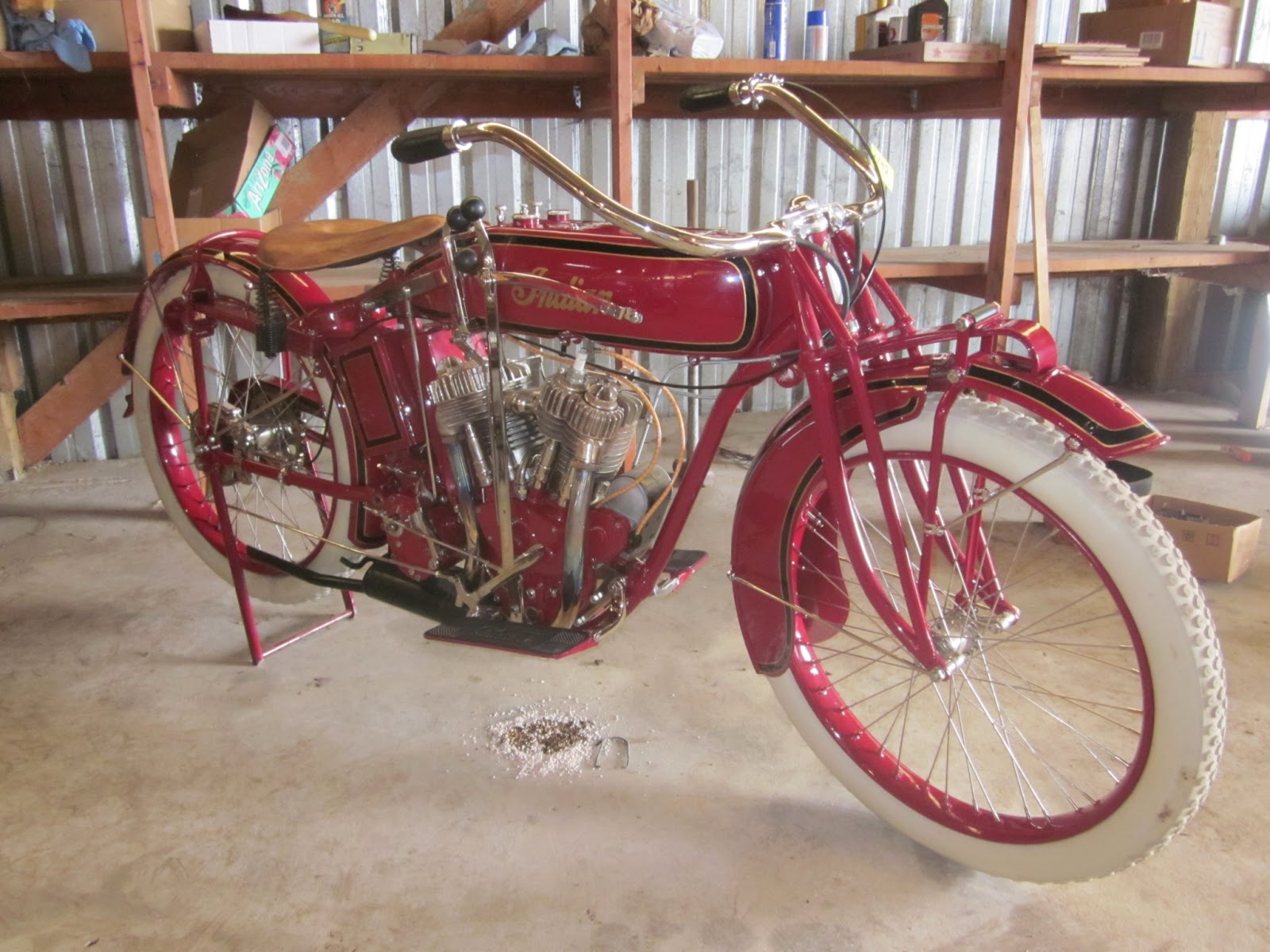 OldMotoDude 1918 Indian Power Plus part of the Ted Small estate