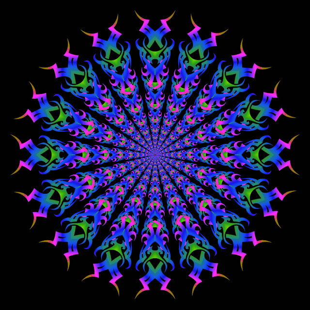 Mandalas, Fractales, Patterns, Efectos Visuales, Efectos Opticos