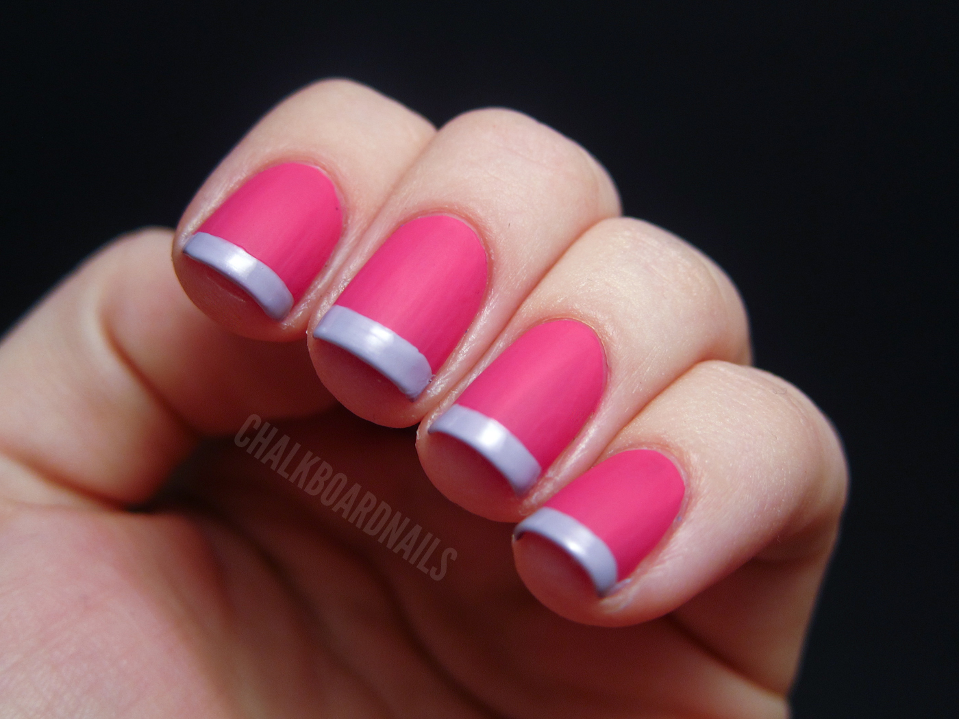 Valentine French Nails