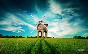 Myself stand alone like this windmill