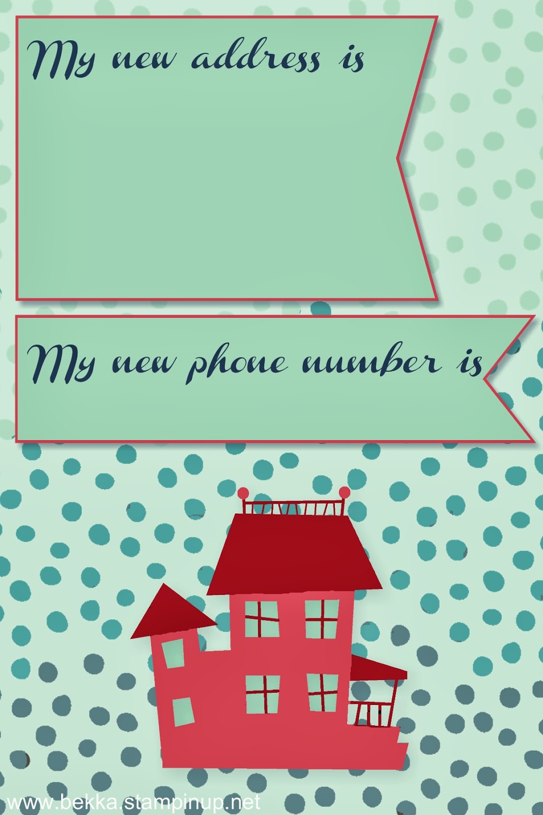 free change of address cards