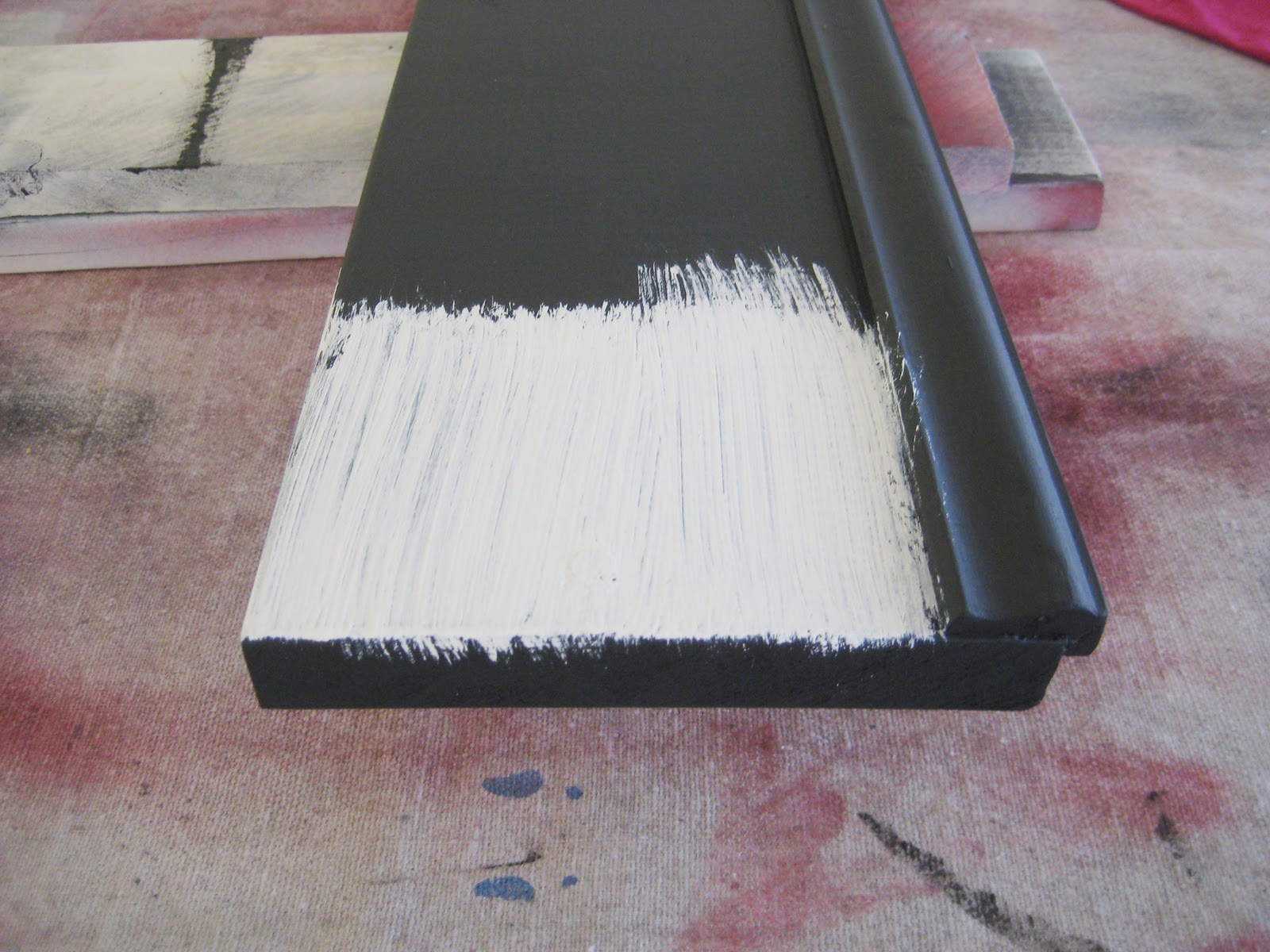 Happy At Home Painting Technique Scraping