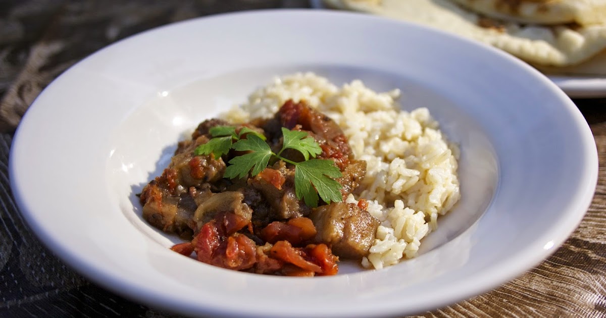 Slow Cooker Indian Eggplant Bhurtha Food of the World Simple Living