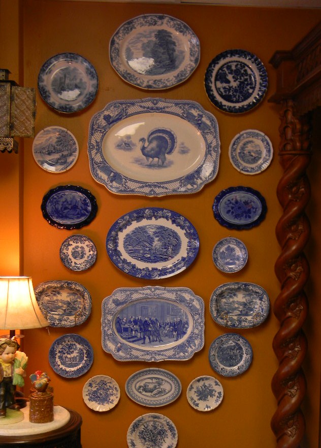 Nancy's Daily Dish Decorating with Blue Transferware and a GIVEAWAY!