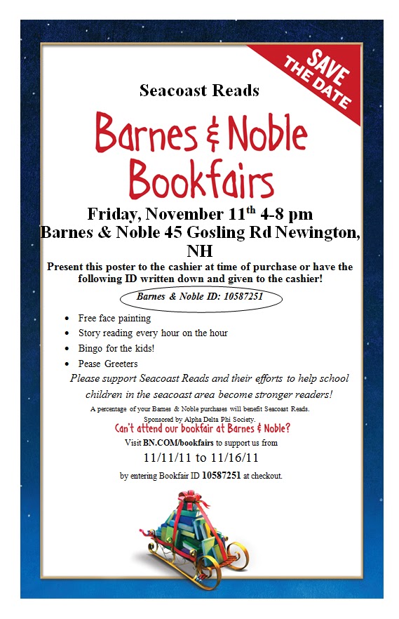 Seacoast Reads Barnes & Noble Bookfair! Poster