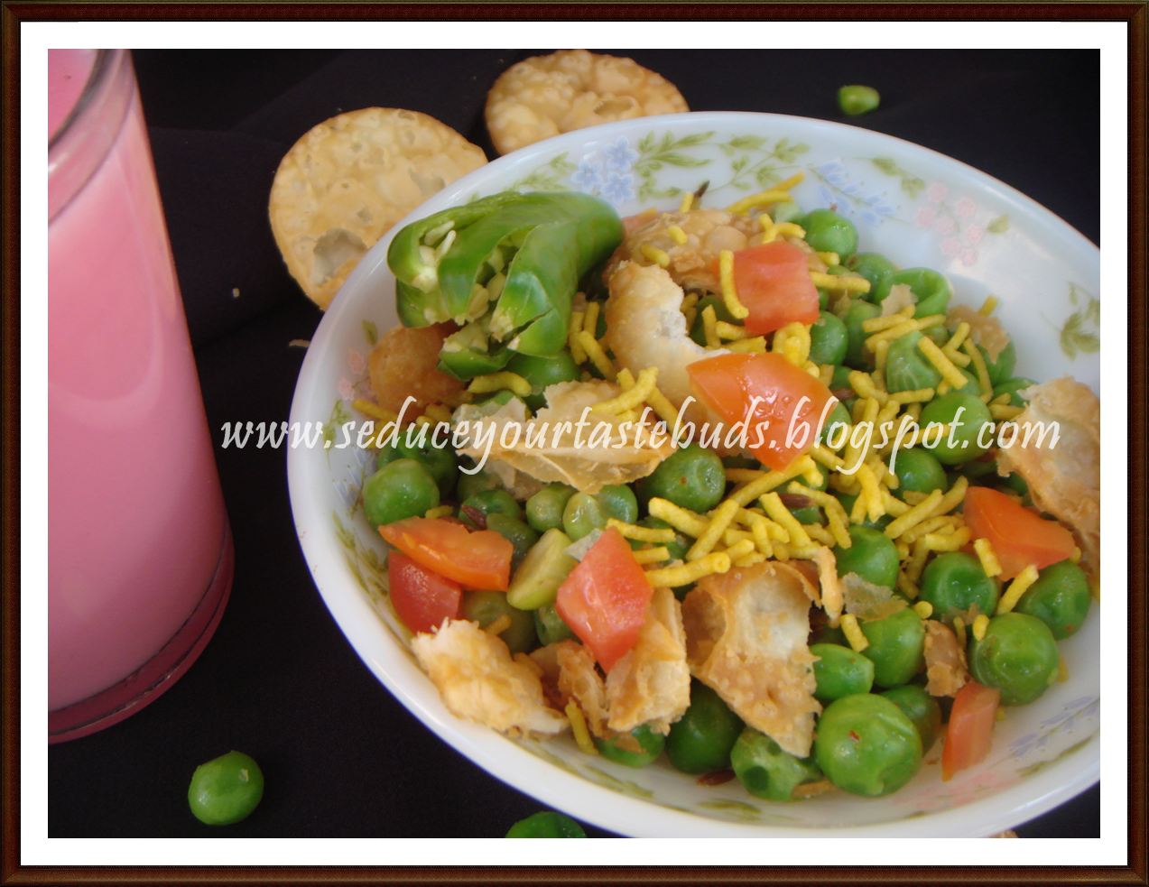 Mutter Chaat Green Peas Chaat Seduce Your Tastebuds...