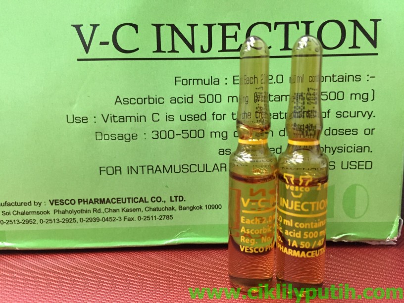 CikLilyPutih The Lifestyle Blogger VC INJECTION Untuk Kulit Cerah