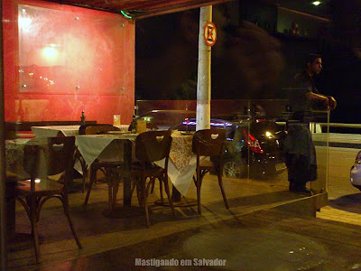 Pizzaria Bagdio: Ambiente externo