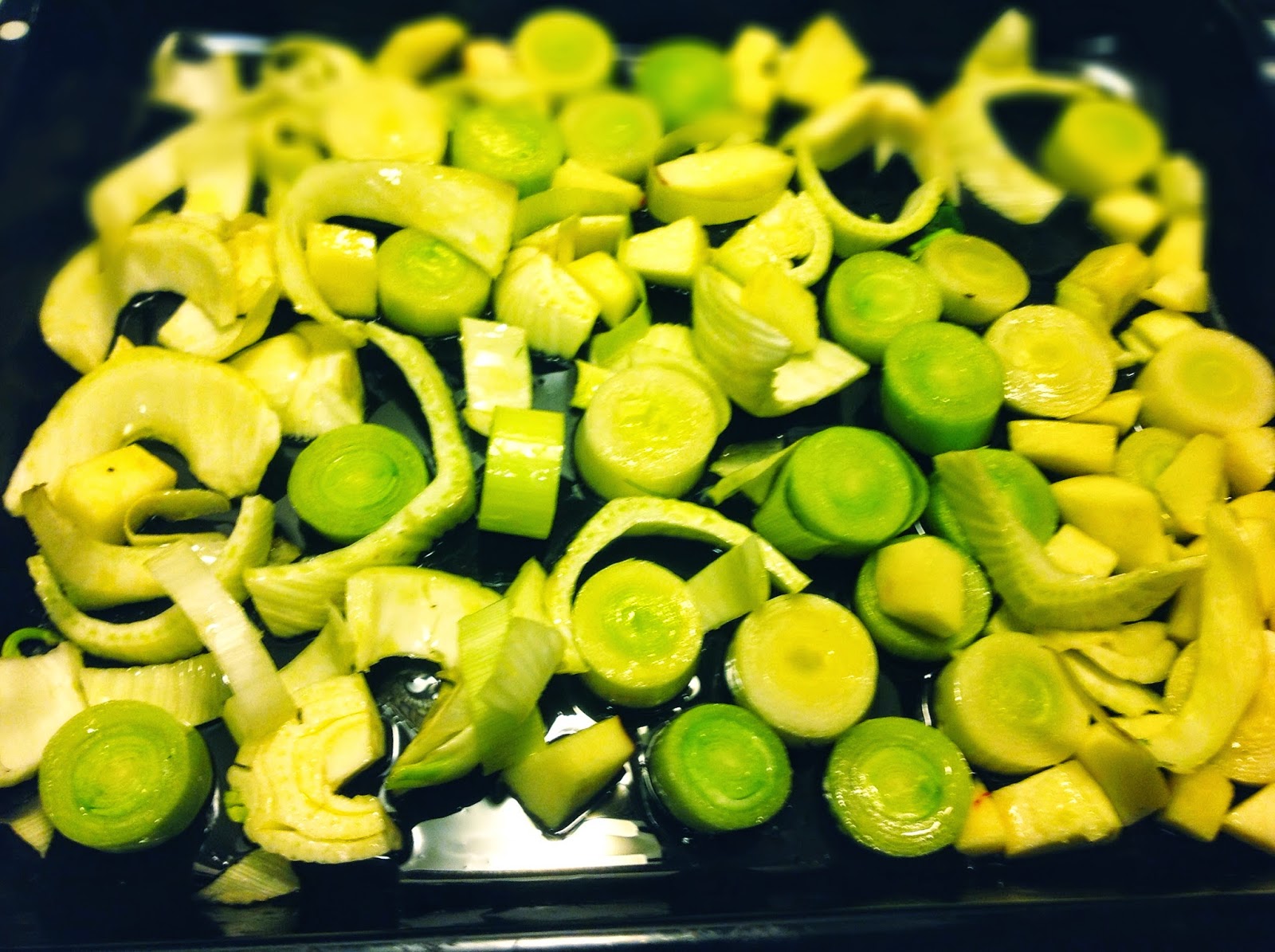 Sarah's Plantry Raid Vegan Fennel, Leek and Apple Soup