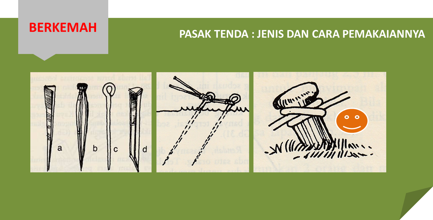 Sejarah Pramuka Berkemah Pasak Tenda, Jenis &amp; Pemakaiannya