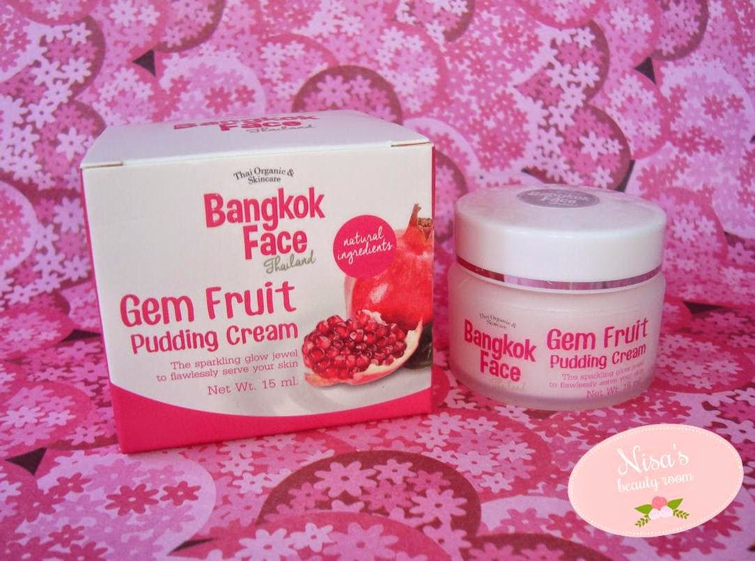 Review Bangkok Face Gem Fruit Pudding Cream & Lotus Sparkling Mask