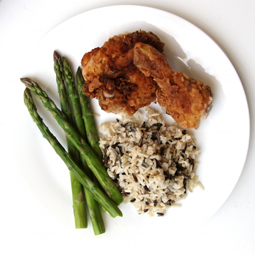 Cookistry Whole Foods Friday Fried chicken and a light drink