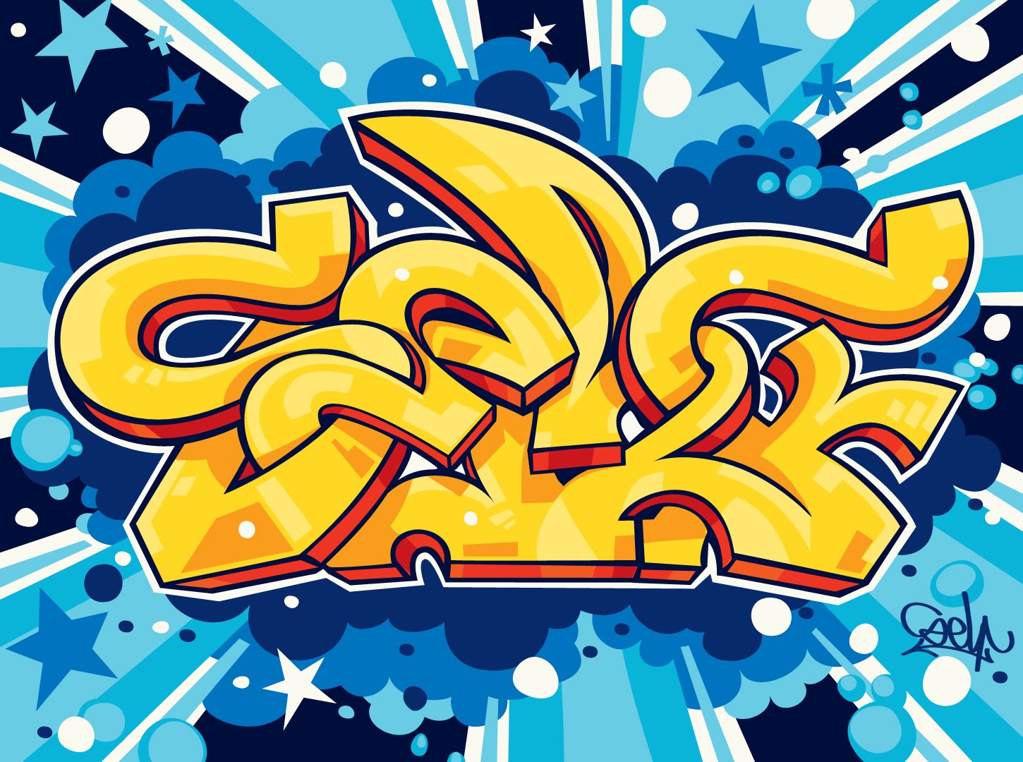 8 Colorful Graffiti Backgrounds | Banksy Art Gallery