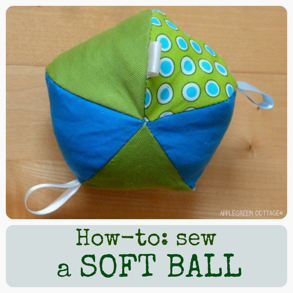How to Sew a Soft Ball AppleGreen Cottage