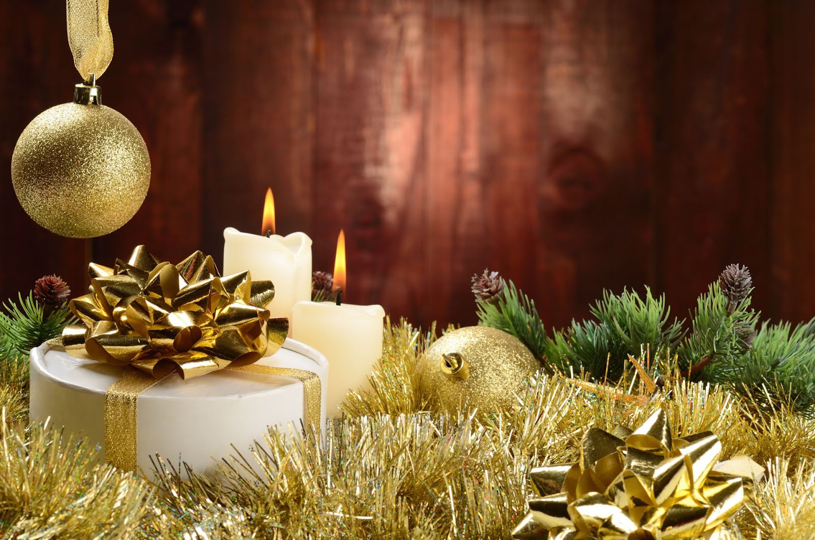 Banco de imágenes gratis: velas y esferas BANCO DE IMÁGENES GRATIS: Velas y esferas - Imágenes navideñas para