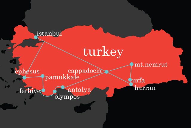 Line X Shape X Colour Turkey Wrap Up