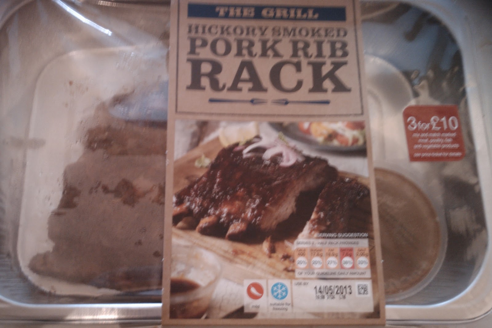 Ready Meals Rock Chick Hickory Smoked Pork Rib Rack Marks & Spencer