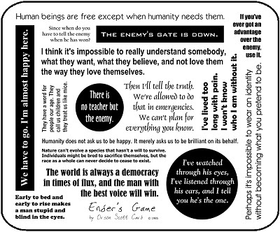 Ender S Game Quotes With Page Numbers Lisa Is Busy Nerding: Ender's Game Quotes