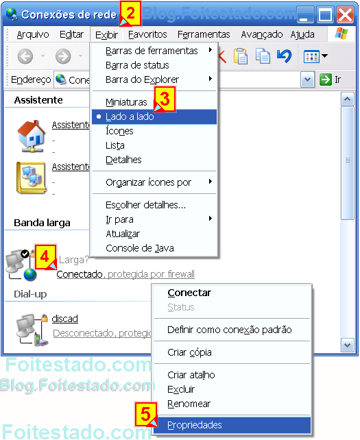 Encontrar a conexão para acelerar DNS no Windows xp... encontrar minha conexão para acelerar navegação na net com dns no windows xp vista e 7