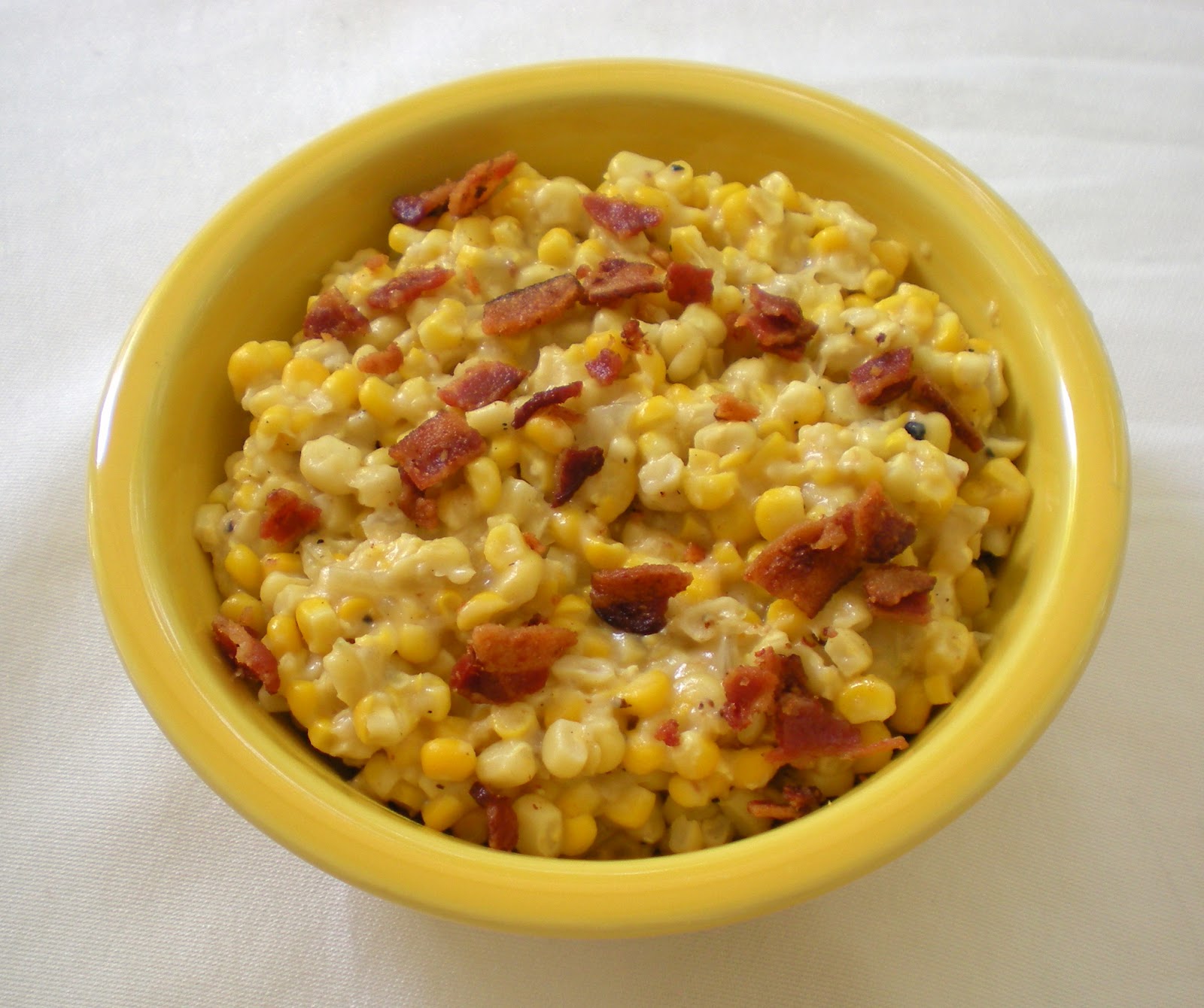 A Cook and Her Books My Granddaddy's skillet fried corn with bacon