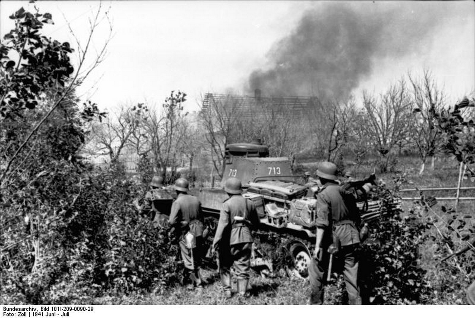 World War II Pictures In Details TankInfantry Cooperation with Panzer