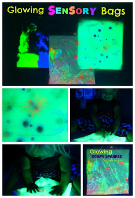 glowing baby play activity