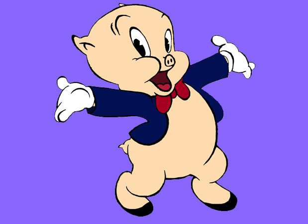 Looney Tunes Porky Pig Character Wallpaper.
