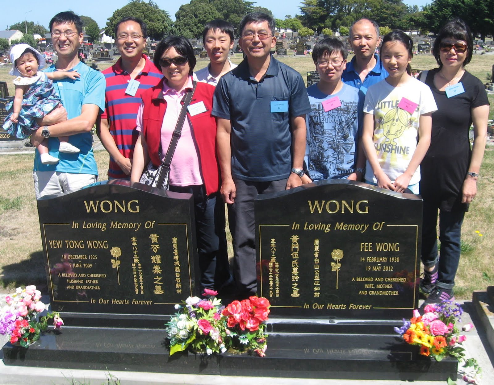 Tong & Fee Wong's Grave Site