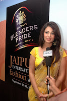 Bollywood and Tollywood acress Anjana, Sukhani, Yellow Transparent Saree, hot, sexy, saree, 