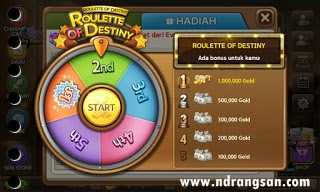 Roulette Of Destiny Gold Ticket Lets Get Rich