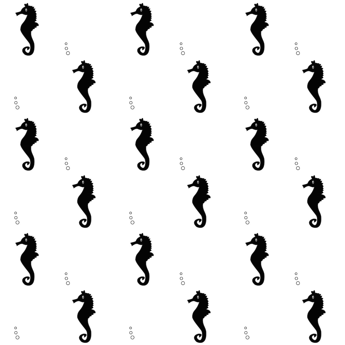 sea horse pattern