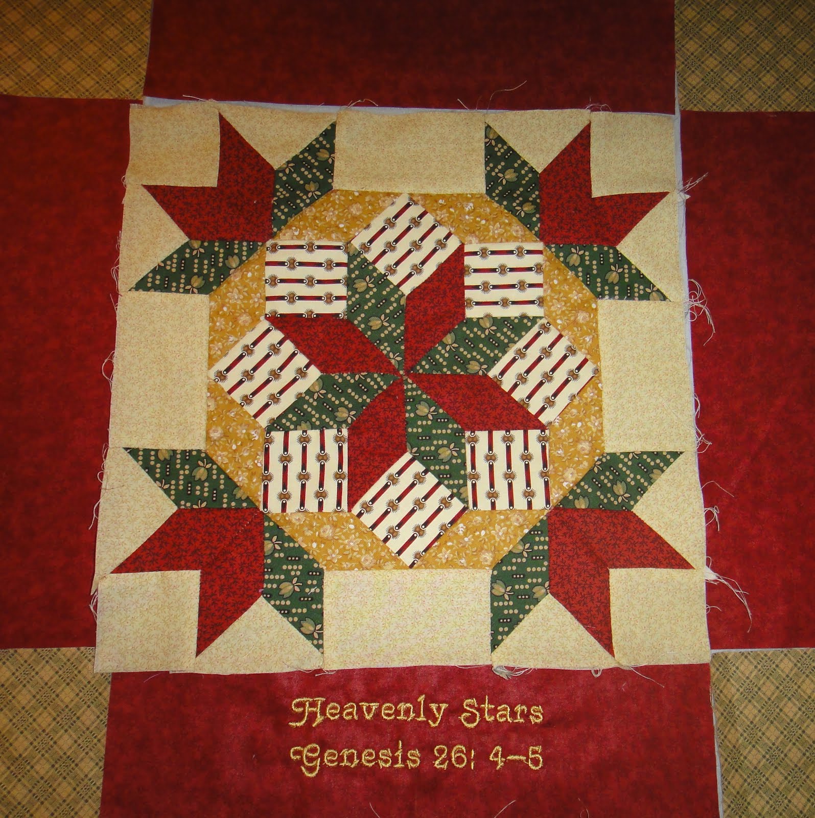 Quilts by Rosemary Biblical Quilt for Campfire Bible Camp