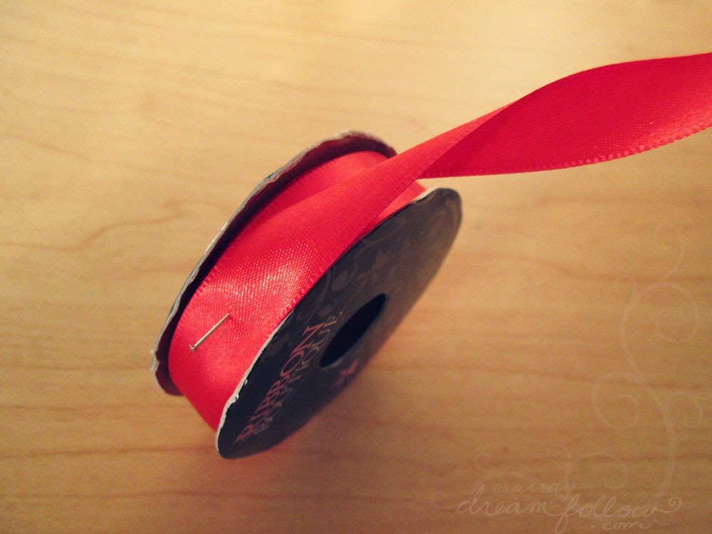 little dear tracks Make a ribbon wrapped hoop frame