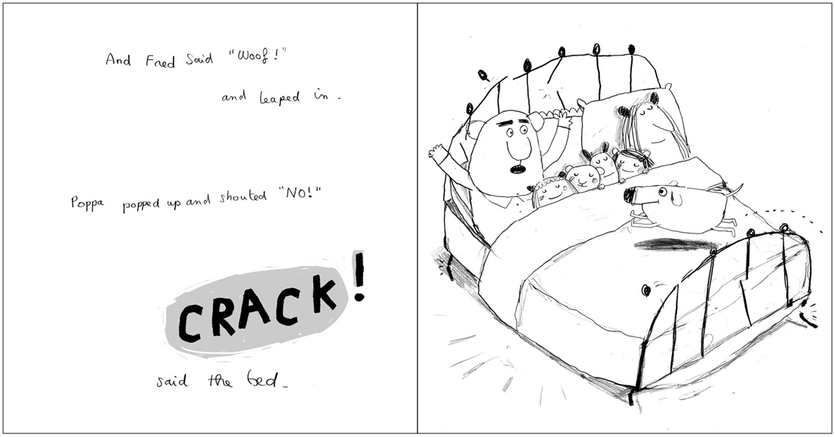 Delphine Durand Creak! said the bed