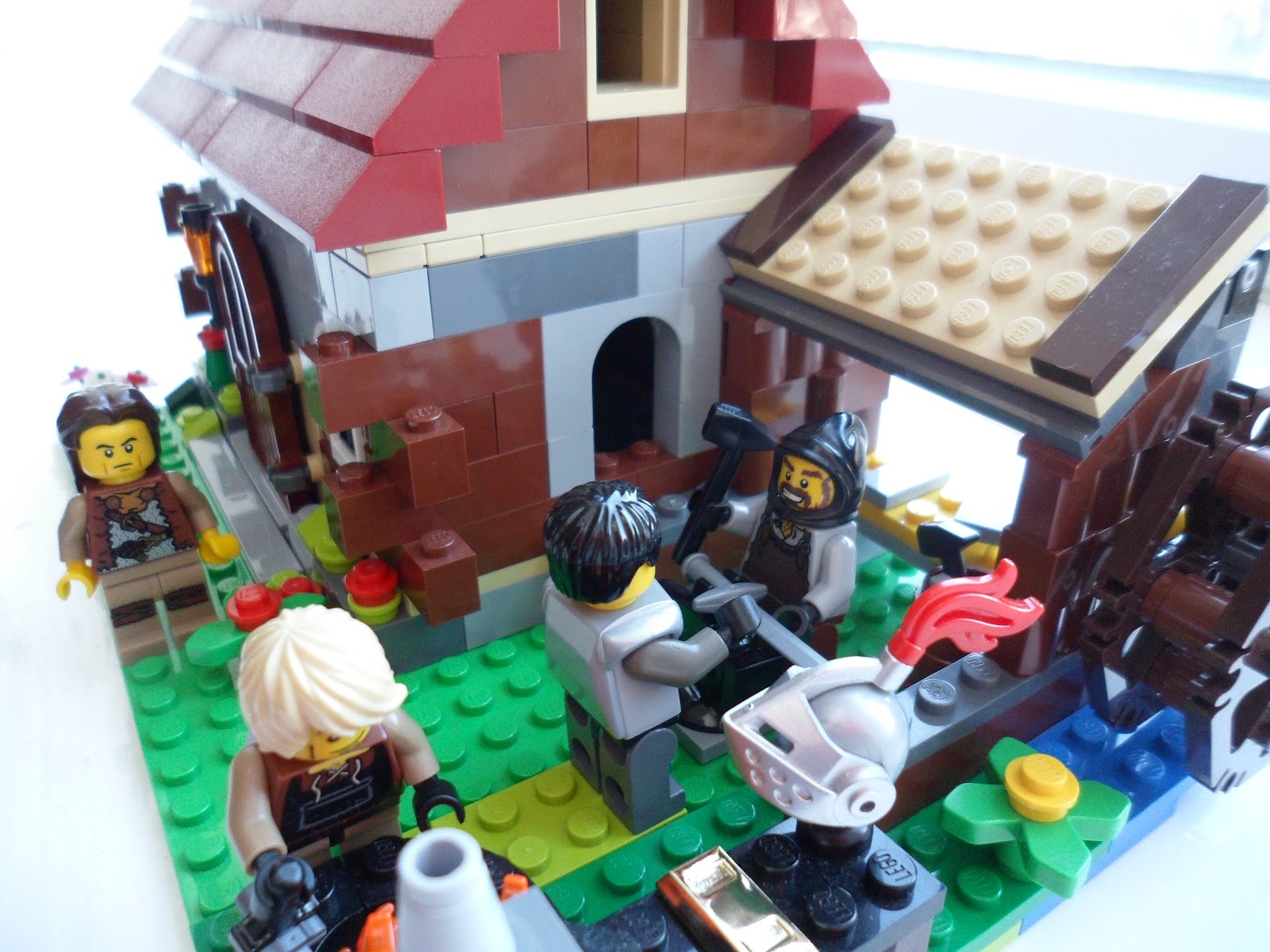 Steve's LEGO Blog: An Easy Medieval LEGO House