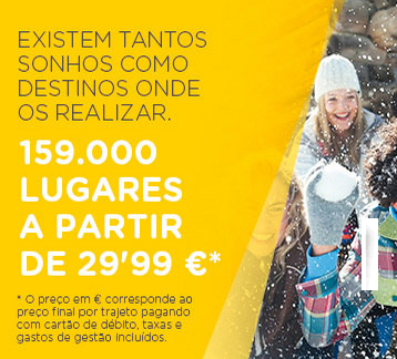 Tarifas low cost na Vueling Voos para Barcelona, Paris e Ibiza
