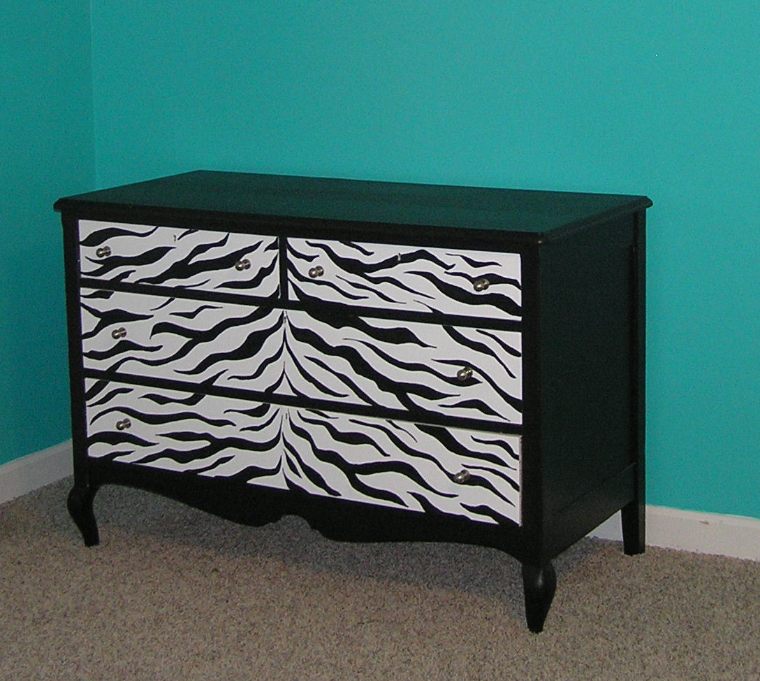 Stare If You Must How I Paint My Zebra Furniture