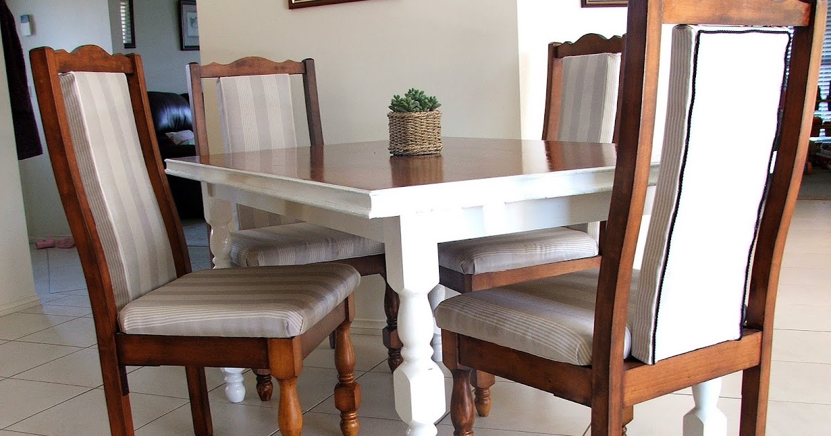 Hallway Happenings: Reupholstering Dining Chairs