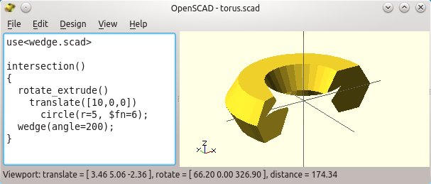 openscad intersection openscad intersection