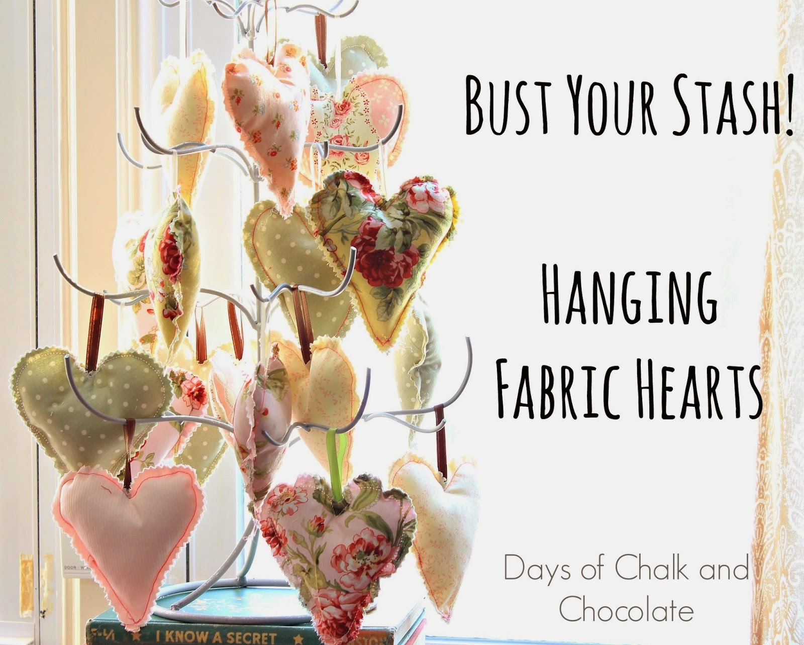 fabric hearts holiday decor
