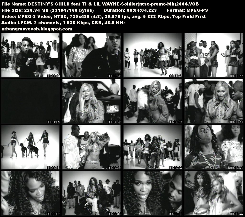 Urban Groove Vob Collection Destiny's Child feat T.I. & Lil Wayne