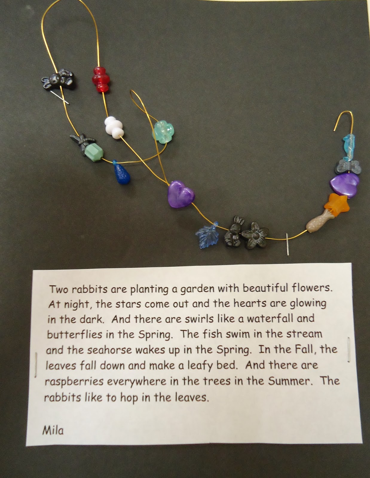 To the Lesson! Beaded Wire Sculptures