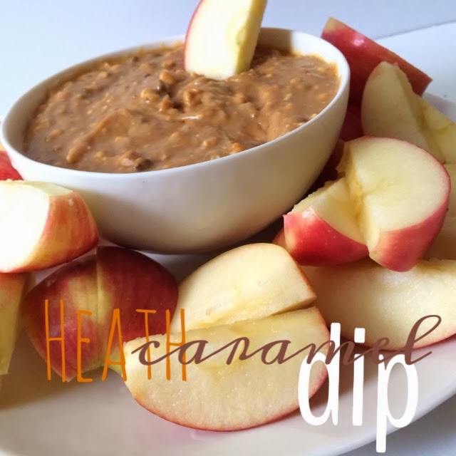 Heath caramel dip graciously saved