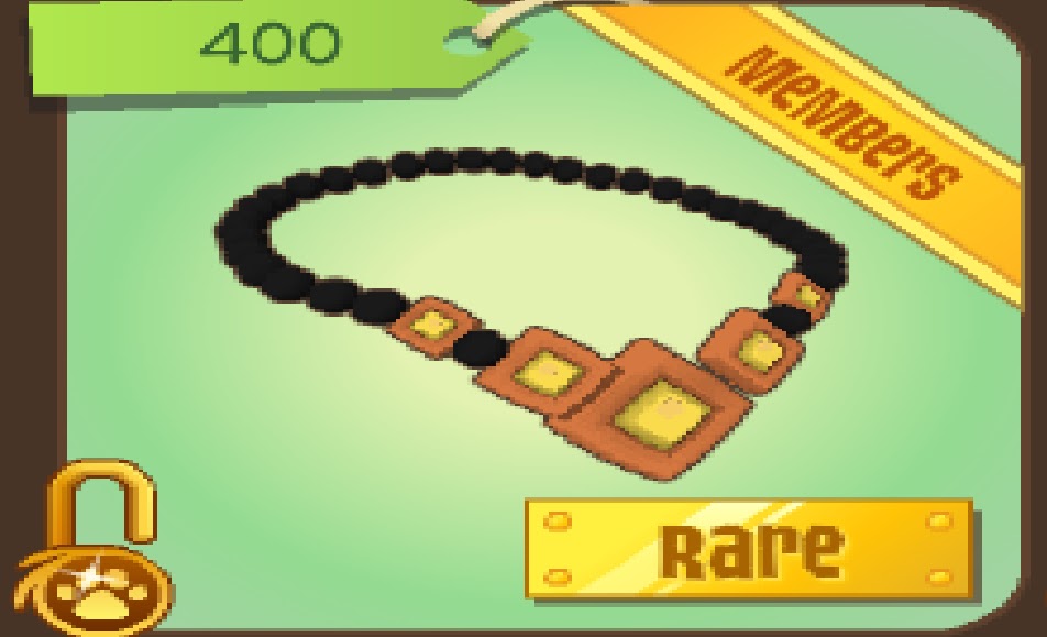 Animal Jam Pawz New Today Rare Princess Necklace and Bat Mask!