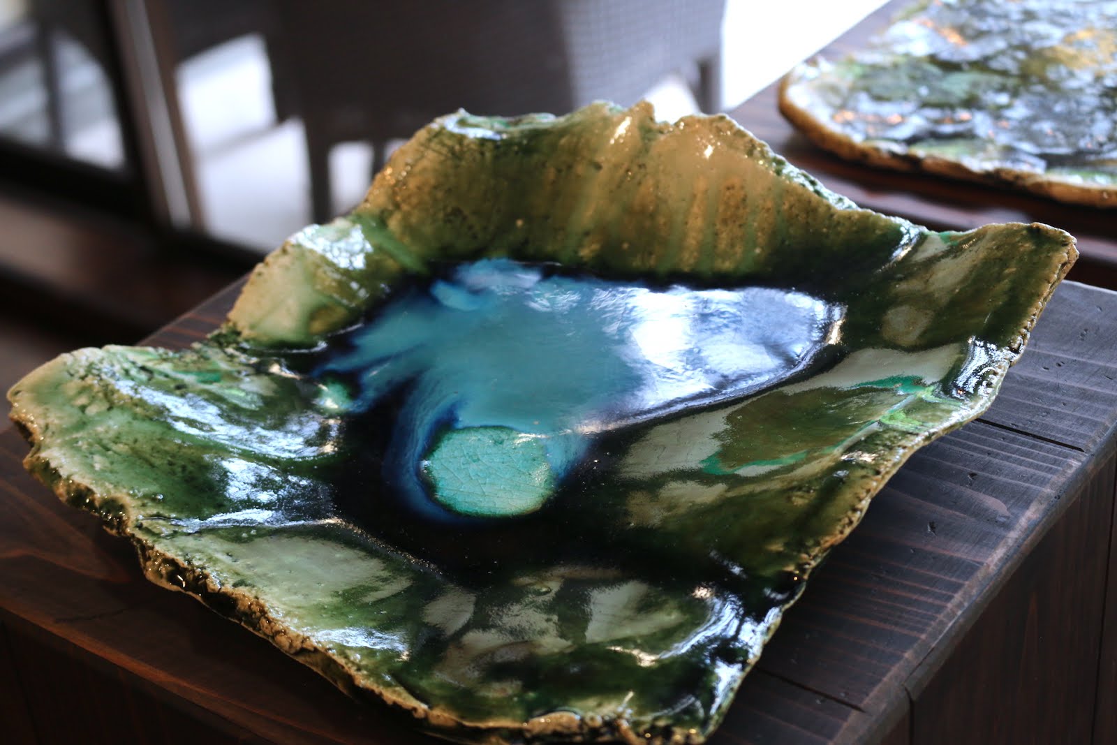 山口真人　織部琳派ぐい呑 山口真人 織部琳派 ぐい呑