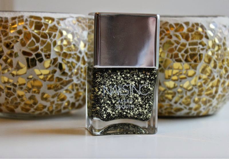 Nails Inc Alexa Sequins Nail Polish Review The Sunday Girl