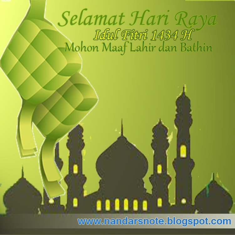 Notes Of Nandar: Kartu Ucapan Lebaran 1434 H