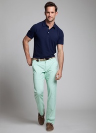 bright green chinos