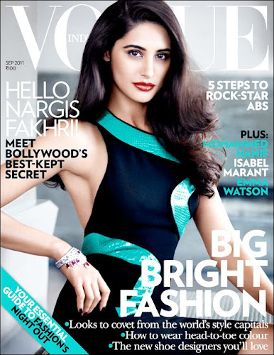 Nargis Fakhri_Click on the Image for Larger View Nargis Fakhri On The Cover Of Vogue India