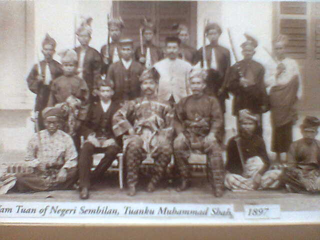 the yam tuan of n sembilan,tuanku muhammad shah 1897